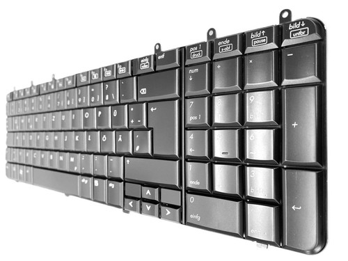 Tastatur schwarz für hp - de,