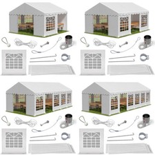 3x2 - 6x12 Partyzelt Zelt Pavillon Gartenzelt Unterstand Verkaufsstand NEU PE