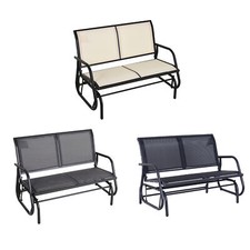 Outsunny Schaukelstuhl Gartenschaukel Gartenbank Sitzbank Parkbank