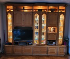 Wohnzimmerschrank mit Kommode (2-Teilig)