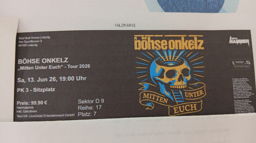 Böhse onkelz tickets - böhse,