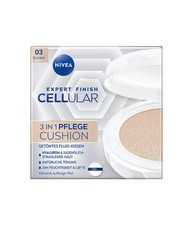 NIVEA Expert Finish Cellular 3in1 Pflege Cushion Make-Up 03 Dunkel LSF15 15ml