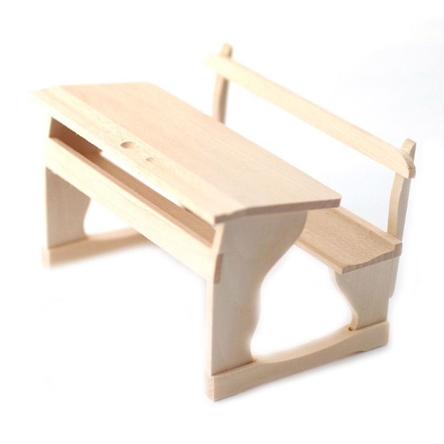 Puppenhaus blankes holz - puppenhaus, doppel