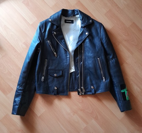 Diesel damen lederjacke - diesel,