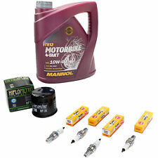 Inspektion für Suzuki GSX-R 1000 GSXR K5-K8 2005-08 Öl 4L Set Ölfilter Zündkerze