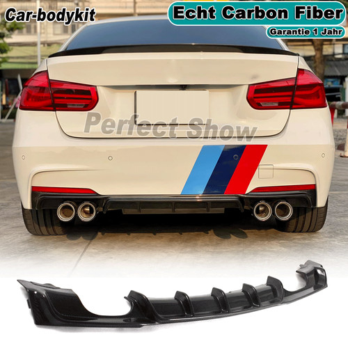 Carbon fiber rear diffuser - rear,
