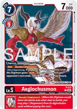 Digimon aegiochusmon p - digimon,