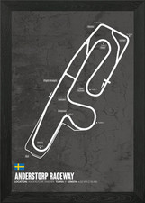 Anderstorp Raceway Gerahmtes