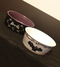 2x Futternapf mit Fledermaus