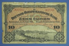 10 Rupien 15.6.1905 DOA Deutsch-Ostafrikanische Bank (DOA-2)