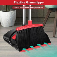 HOT! Kehrgarnitur Schaufel Kehrbesen mit Langem Stiel Kehrschaufel Kit Kehrset,