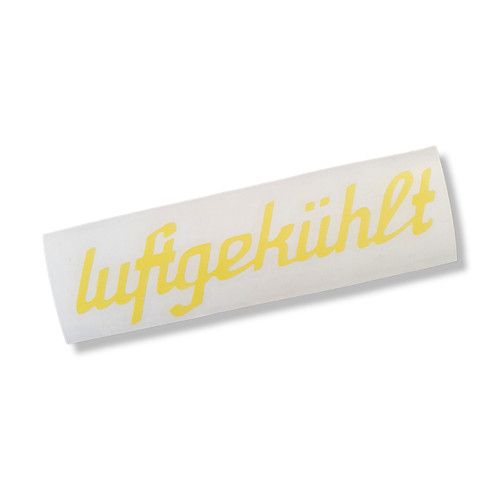 Aufkleber luftgekühlt - 1x,