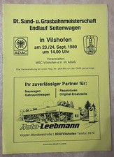 Programmheft Speedway Sandbahn
