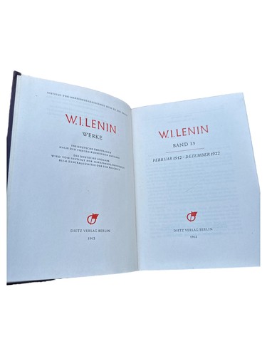 Lenin werke band hardcover - lenin,
