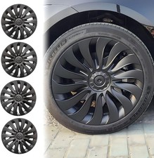 KAVANIC Tesla Model 3 Highland 18" Radkappen - Mattschwarz, Felgenschutz, 4er Se
