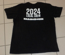 RAMMSTEIN Local Crew Shirt 1-Sided Backprint T-Shirt XXL schwarz NEU NEW**