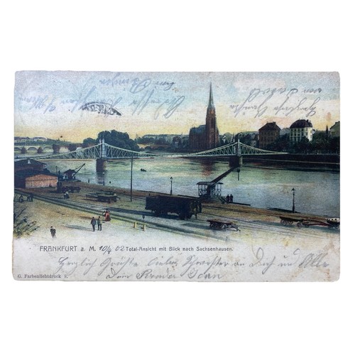 Postkarte frankfurt - postkarte,