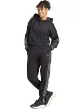 Adidas Damen Hoody Trainingsanzug Energize Jogginganzug Sportanzug schwarz M-XXL