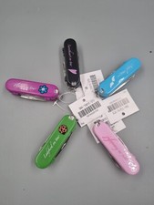 Taschenmesser für Frauen mit Spiegel mit verschiedenen süßen Sprüchen 5 Farben