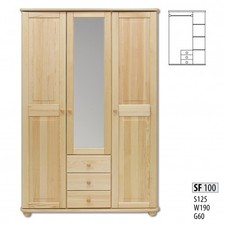 Kleiderschrank kiefer schrank - kiefer,
