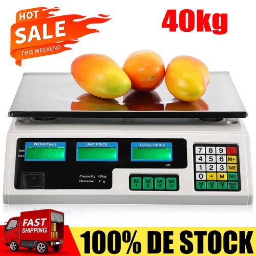 40kg elektronische preiswaage - 40kg,