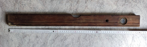 Wasserwaage antik holz - holz, 60cm