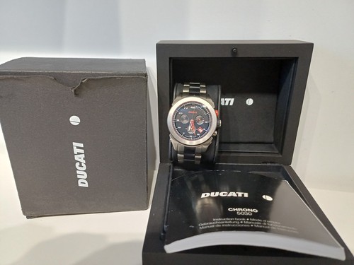 Ducati corse uhr mit titan - uhr,