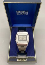 SEIKO A927-5010 LCD DIGITAL CHRONOGRAPH ARMBANDUHR VINTAGE 1981 SAMMLERSTÜCK