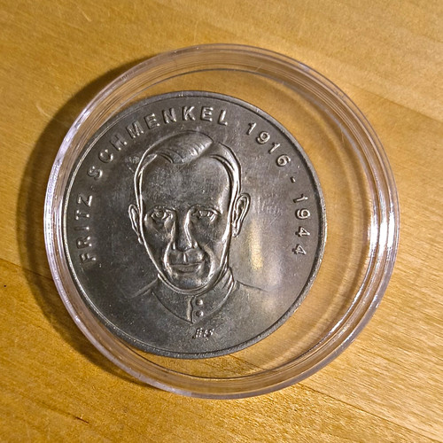 Ddr medaille fritz schmenkel - medaille,