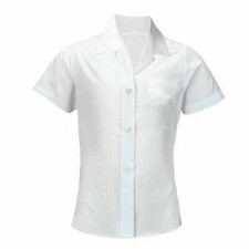 2x Mädchen Reverskragen Bluse