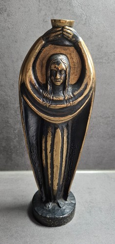 Bronze figur heilige - bronze,
