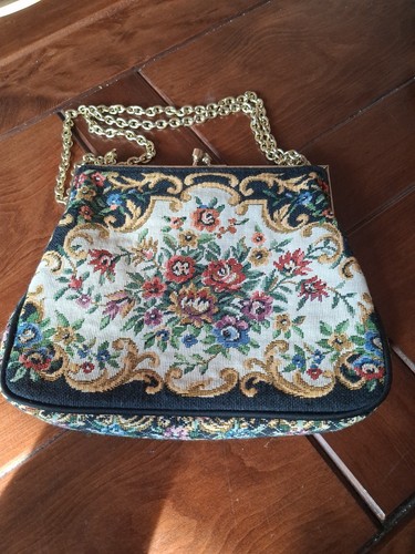 Gobelin vintage handtasche - vintage,