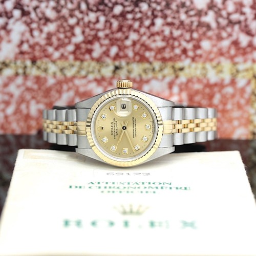 Rolex lady datejust stahl - rolex,