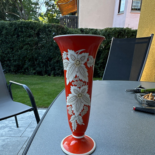Hutschenreuther porzellan vase - porzellan,