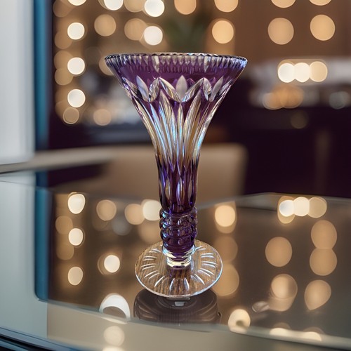 Kristallvase trompetenform - kristallvase,