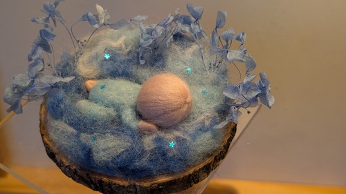 Waldorf filz baby sternenkind - waldorf,
