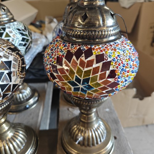 Mosaik tischlampe mit - mosaik,