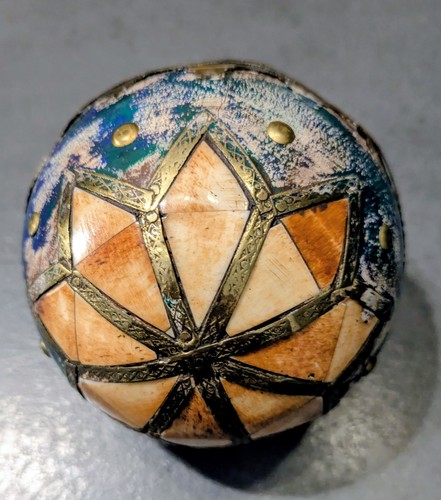 Vintage indische kugel mit - -,