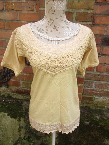 Shirt top blau hippie goa - blau,