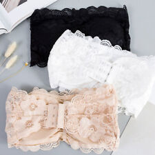 Frauen A-Linie Tube Top Unterwäsche Mit Brustpolster Crop Top Brustwickel  