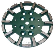 Blastrac BG-250 Twin Diamant-Pro-Schleifscheibe 250 mm Ø Korn 16 - 20 Segmente