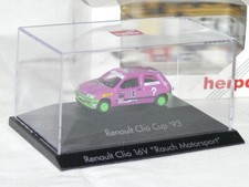 Herpa - Renault Clio Cup ´93 - in PC-Box - H0 1/87 - Nr. 035859 - Neu&Ovp -