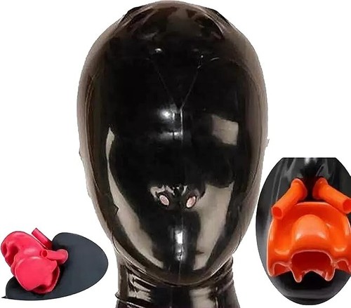 Latex maske bdsm bondage - latex,