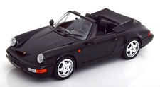 Norev 187332 Porsche 911 Carrera 964 4 Cabrio 1990 schwarz metallic 1:18 Modella