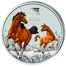 Silbermünze 1 oz Lunar III
