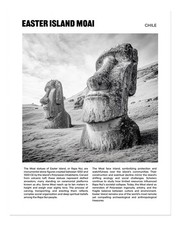 Osterinsel Moai Wandkunst
