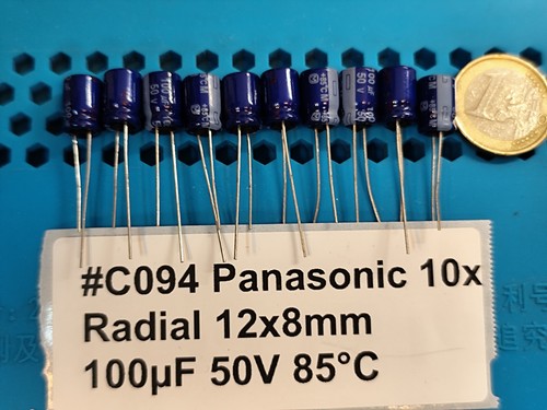 Panasonic low esr 100uf 50v - esr,