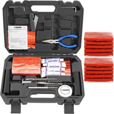 AUTO REIFENREPARATUR SET PKW PANNENSET 178-tlg. VULKANISIER FLICKZEUG + ZANGE