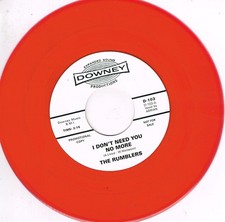 THE RUMBLERS - I DON'T NEED YOU NO MORE / WARHEAD (Hot Rockabilly Stroller)Repro