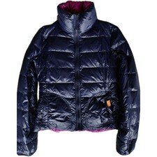 Hugo Boss Daunenjacke zum wenden Dunkellila oder Rosa Damen 36